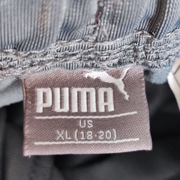 Puma track / jogging pants grey with Puma graphic design boys size XL (18-20) - Picture 5 of 15